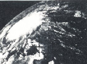 Hurricane Anna, first ever satellite image